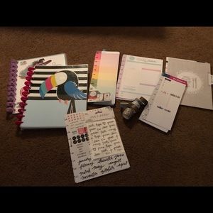 Happy planner misc sheets and calendar